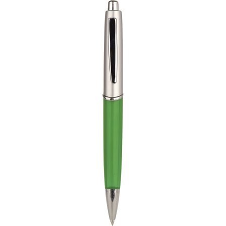 Penna a sfera in plastica e clip in metallo