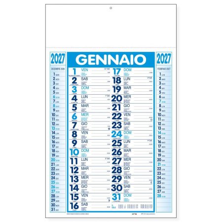 Calendario trimestrale