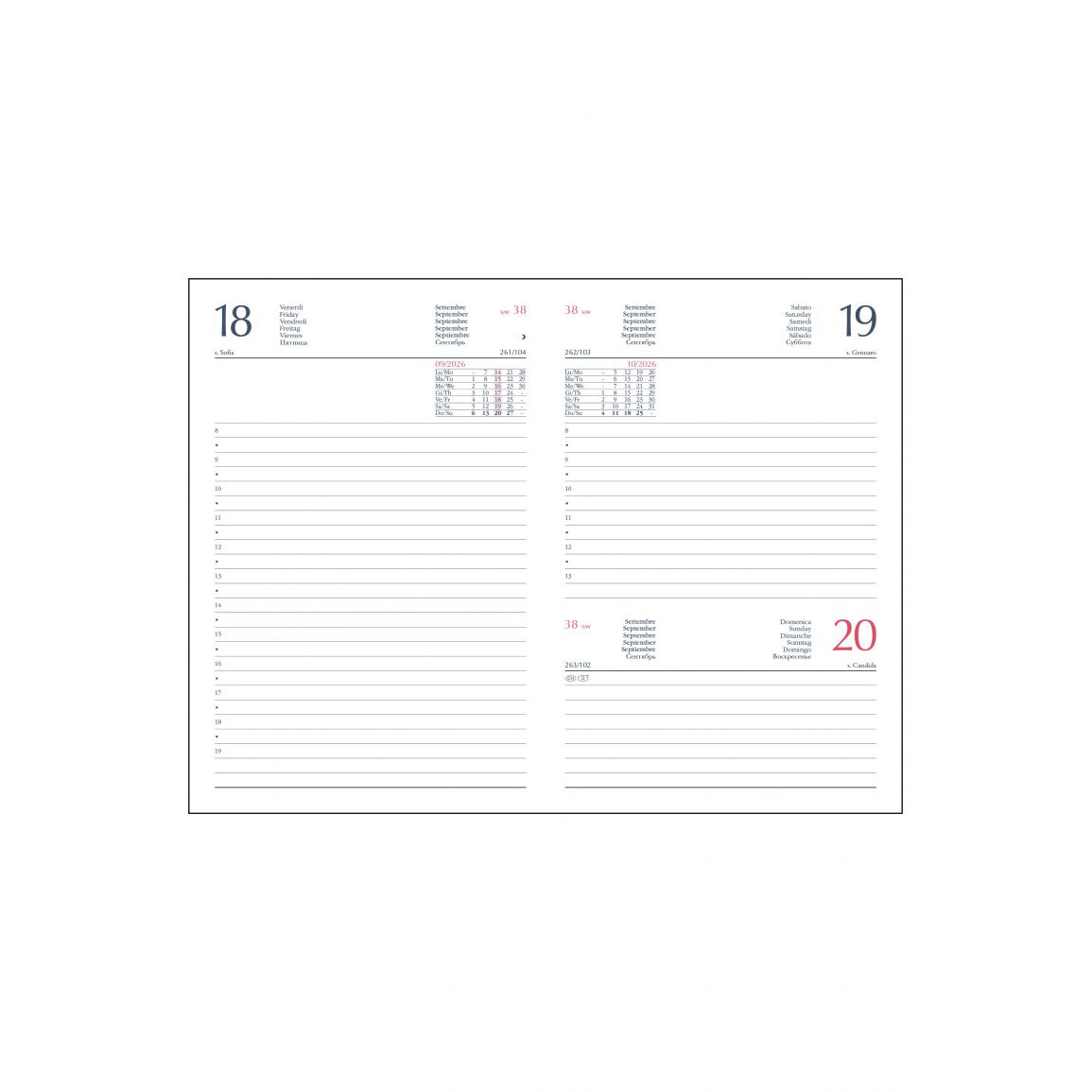 Agenda Pascal(15x21 cm) - immagine 2