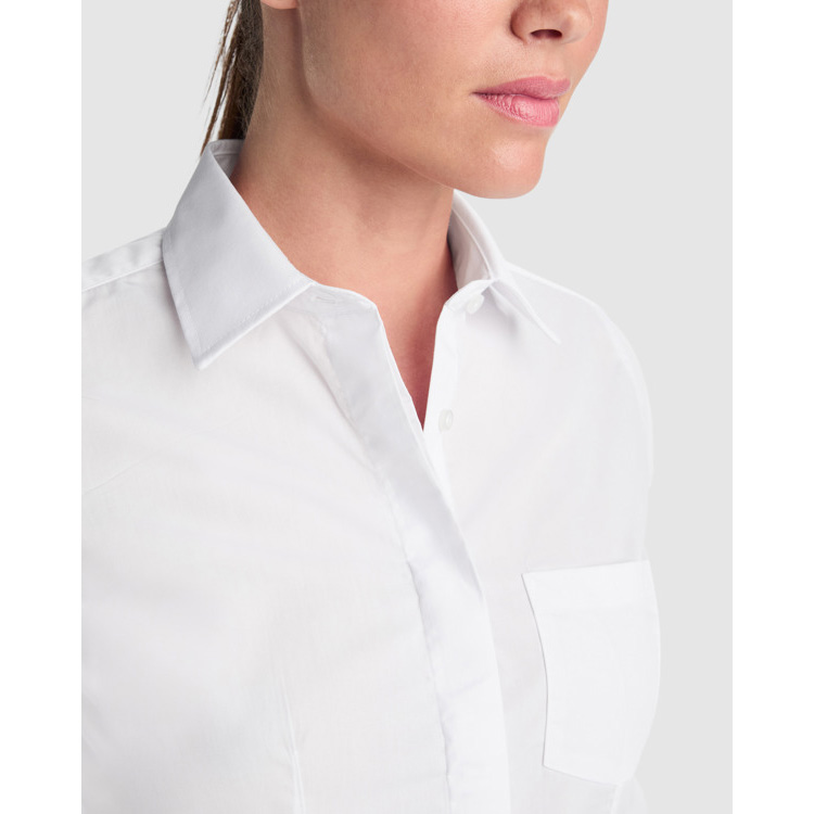 Camicia donna aderente a maniche lunghe - immagine 7