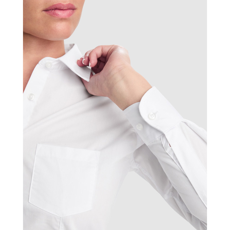 Camicia donna aderente a maniche lunghe - immagine 8