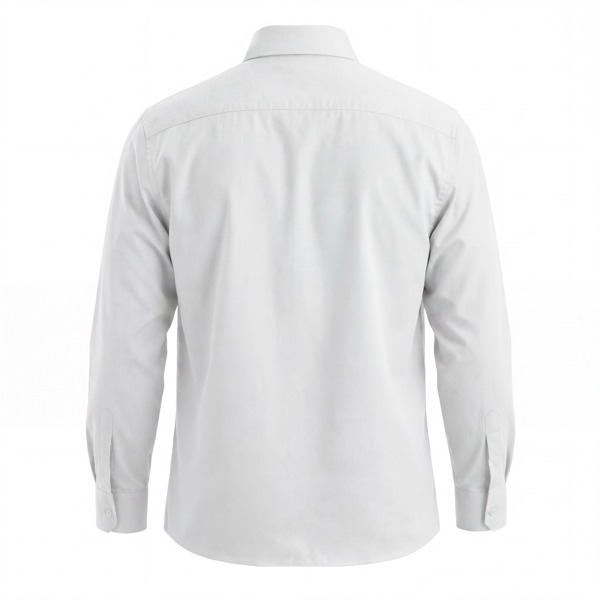 Camicia uomo a maniche lunghe con tasca - immagine 2