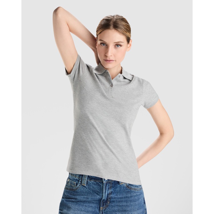 Polo aderente in cotone organico - immagine 5