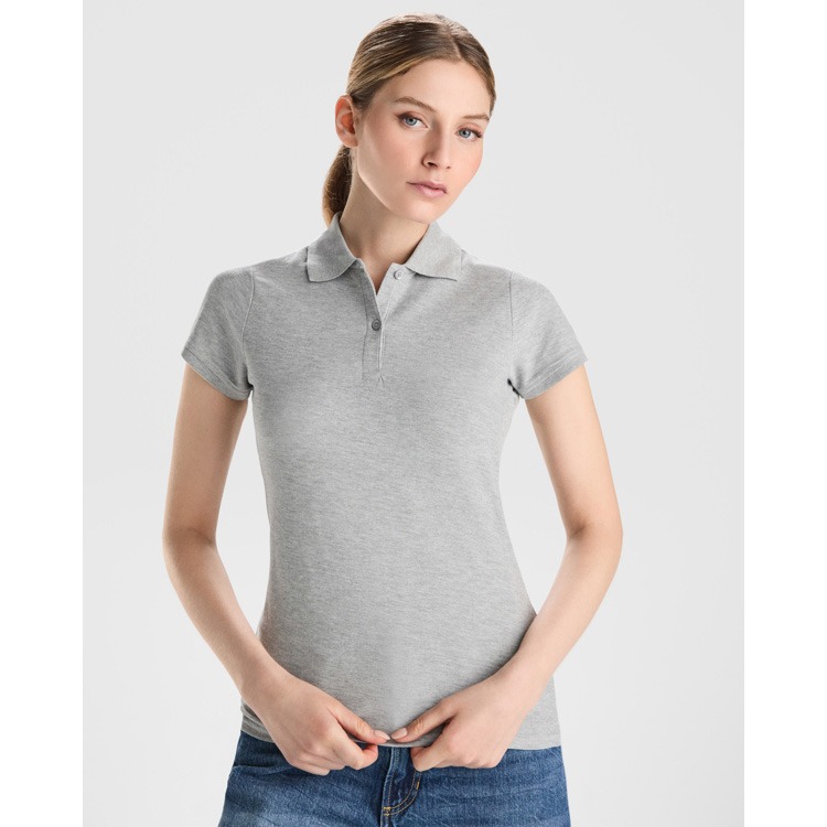 Polo aderente in cotone organico - immagine 6