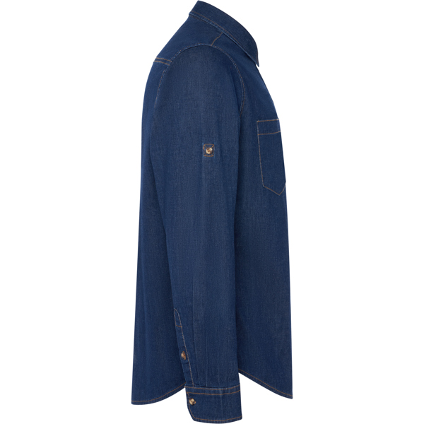 Camicia in denim da uomo a maniche lunghe - immagine 3