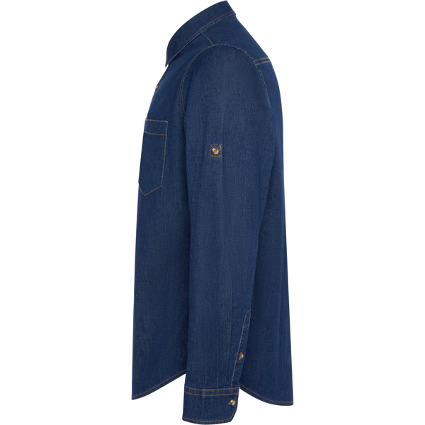 Camicia in denim da uomo a maniche lunghe - immagine 4